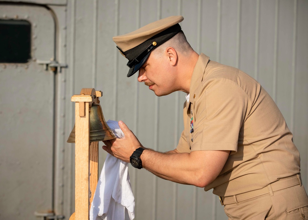 USS Normandy Holds FY24 Chief Pinning Ceremony