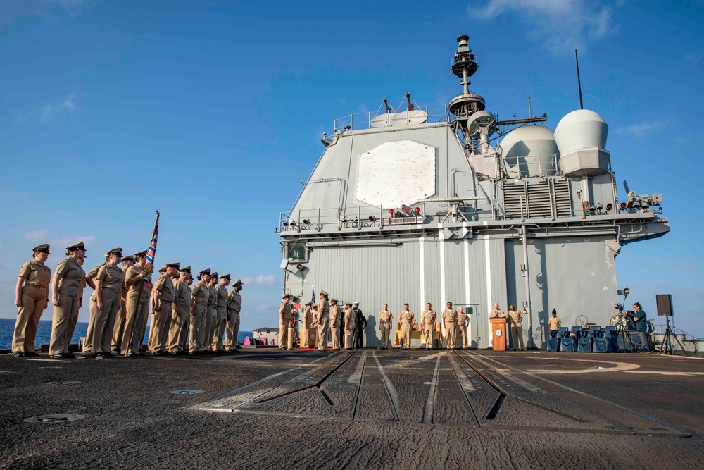 DVIDS - Images - USS Normandy Holds FY24 Chief Pinning Ceremony [Image ...