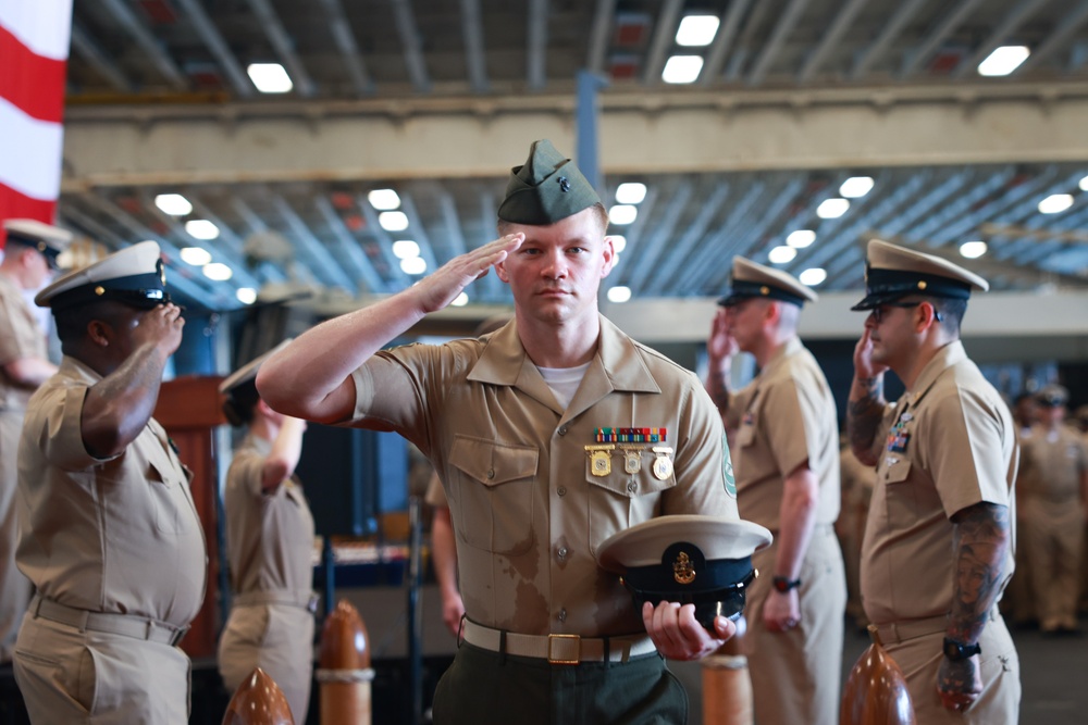 USS Bataan Chief Pinning Ceremony