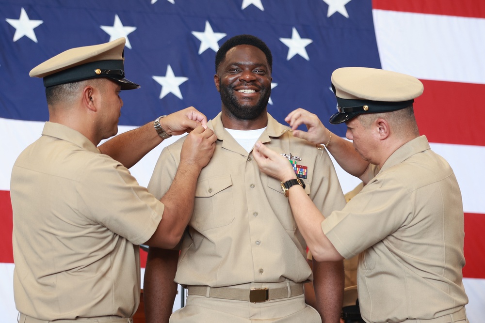 USS Bataan Chief Pinning Ceremony