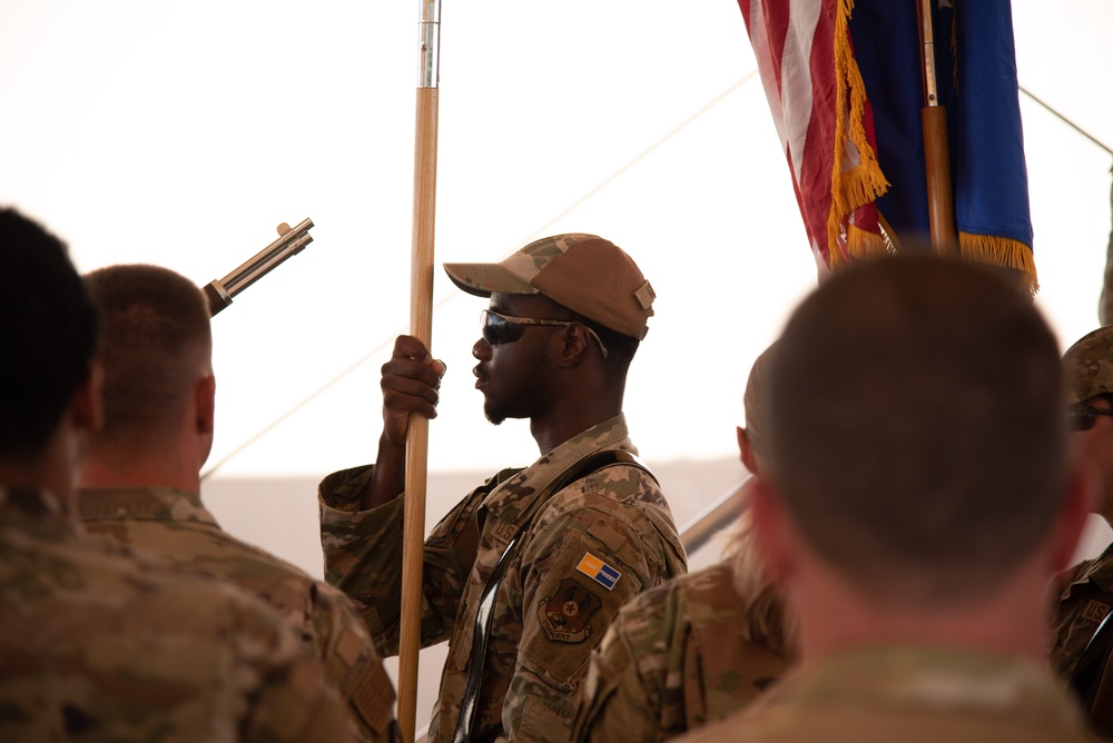 378th EABG holds change of command ceremony