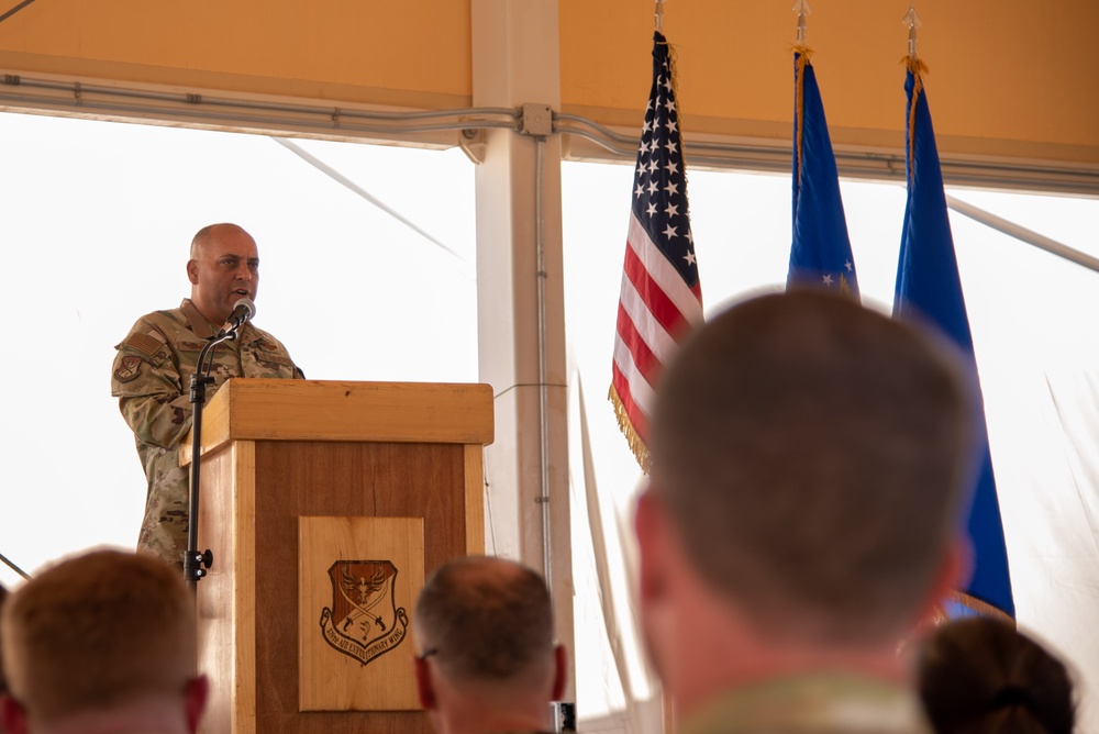 378th EABG holds change of command ceremony