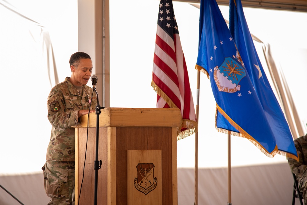 378th EABG holds change of command ceremony