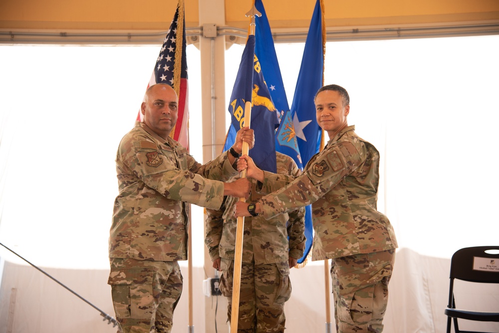 378th EABG holds change of command ceremony