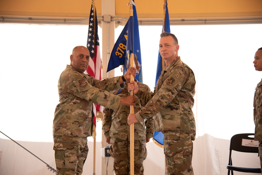 378th EABG holds change of command ceremony