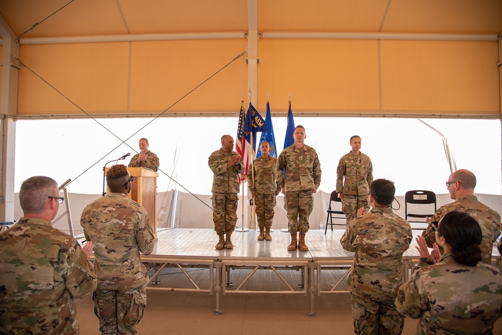 378th EABG holds change of command ceremony