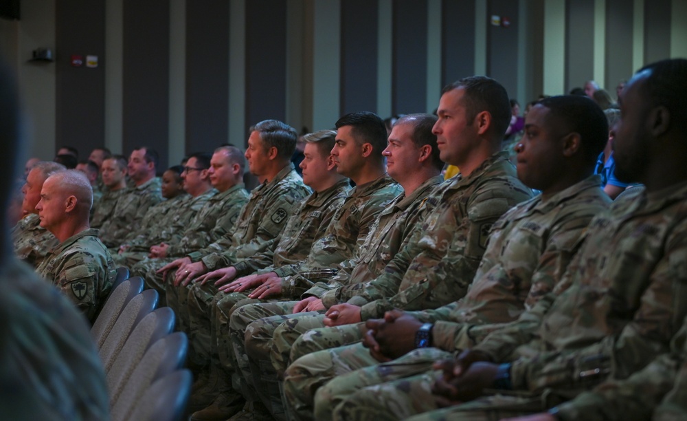 678th Air Defense Artillery Brigade conducts deployment ceremony