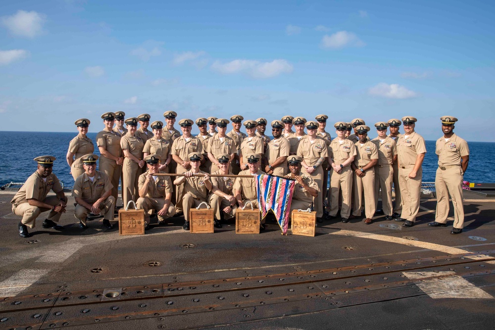 DVIDS - Images - USS Normandy Holds FY24 Chief Pinning Ceremony [Image ...