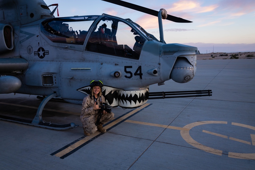 Aircraft on the flight line