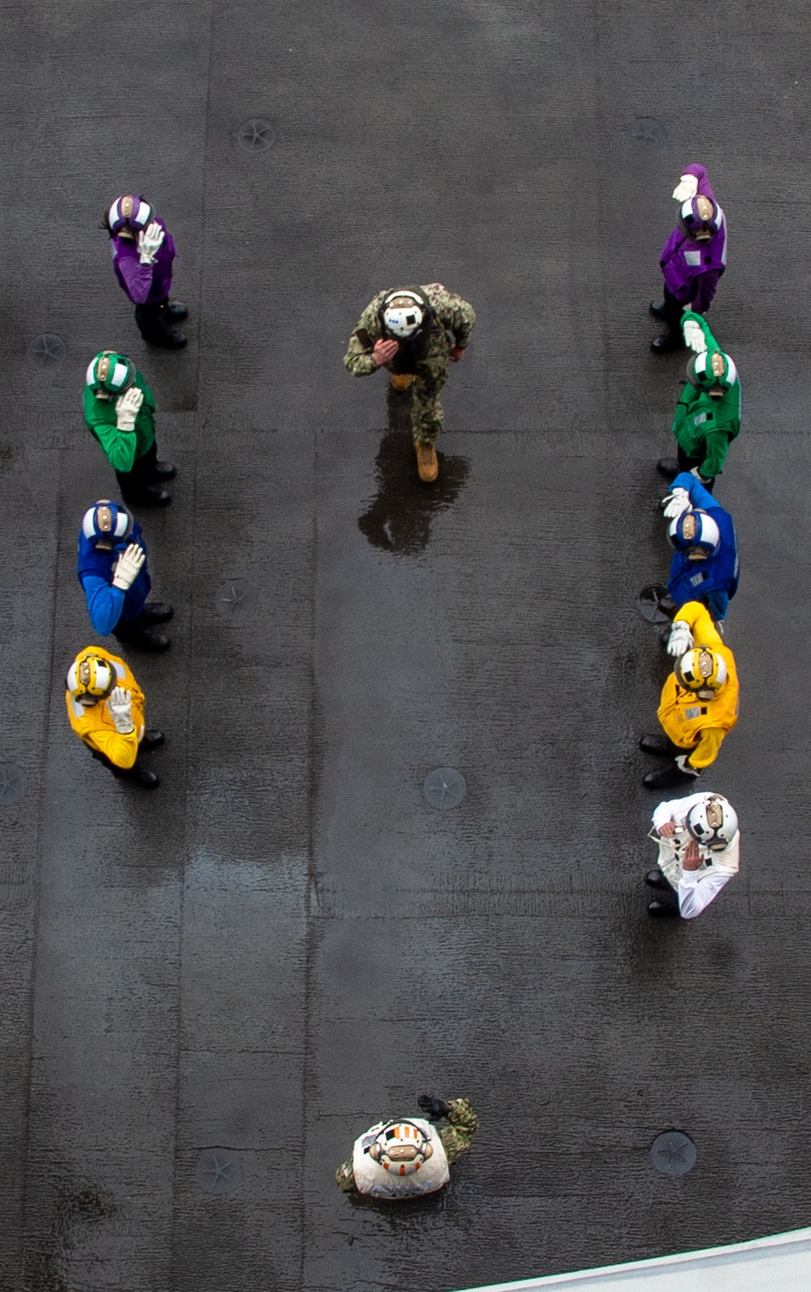 USS Ronald Reagan (CVN 76) hosts tri-lateral summit with U.S. 7th Fleet, JMSDF, and ROK-N