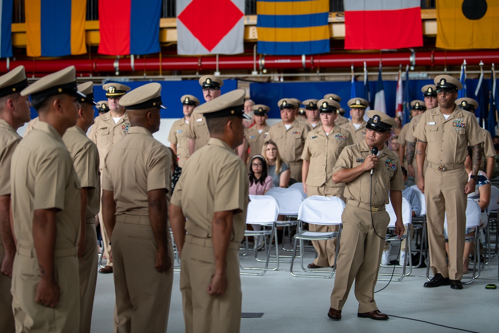 FY24 Chief Pinning Ceremony Onboard NAF Atsugi