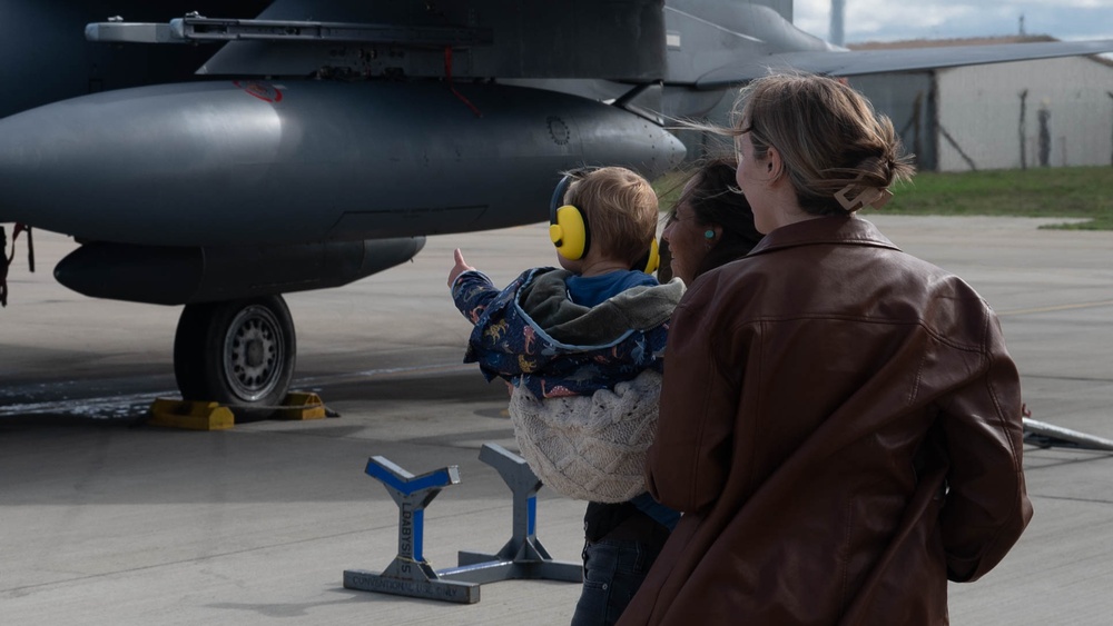 492nd Fighter Squadron return from NATO's Air Shielding mission in Poland