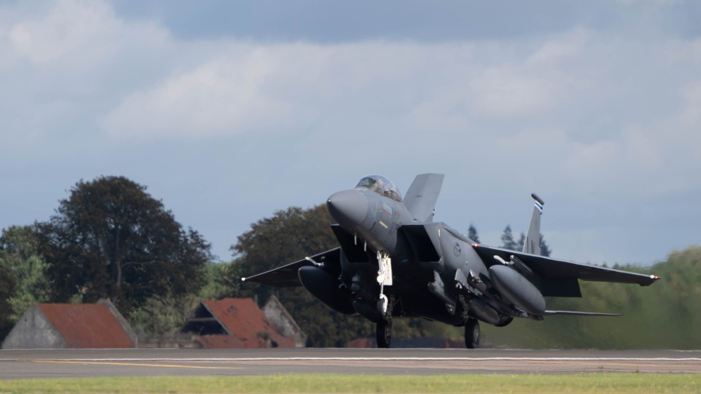 492nd Fighter Squadron return from NATO's Air Shielding mission in Poland