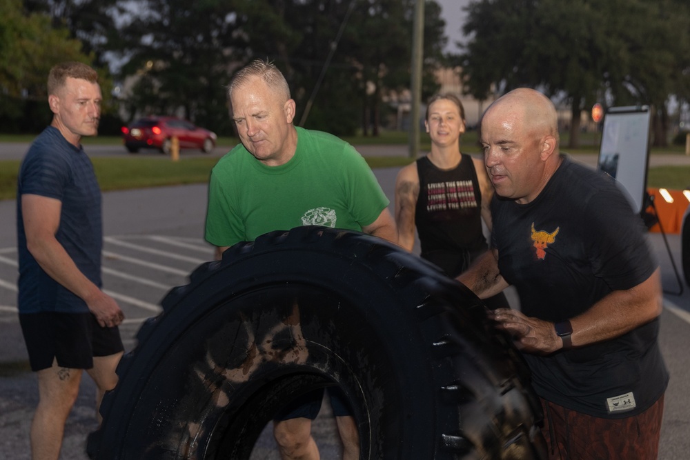 MCAS Beaufort Marines conduct memorial PT