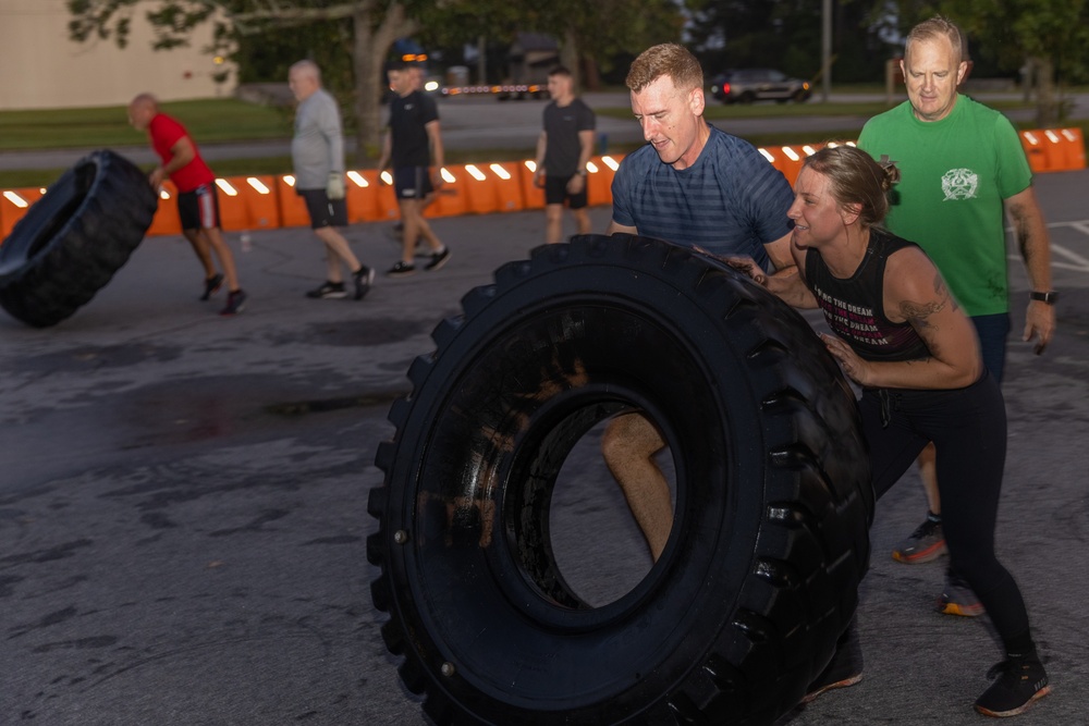 MCAS Beaufort Marines conduct memorial PT