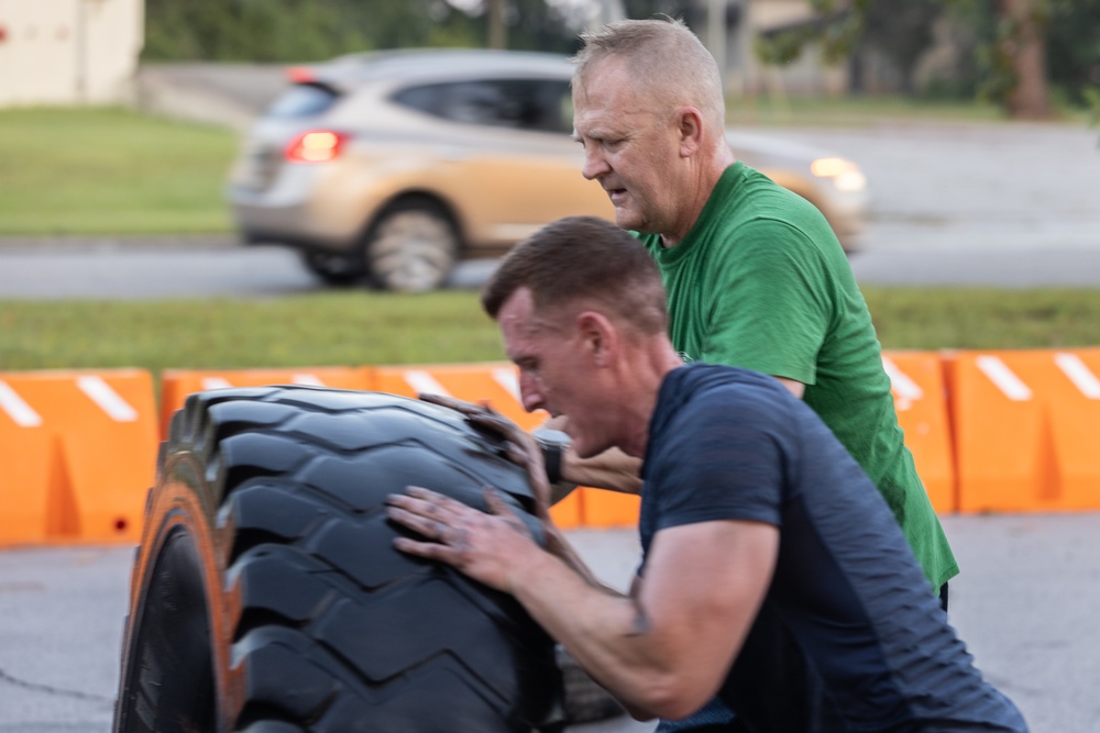 MCAS Beaufort Marines conduct memorial PT