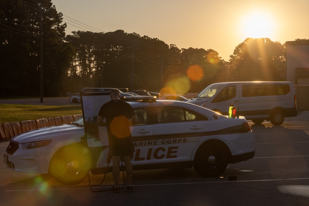 MCAS Beaufort Marines conduct memorial PT