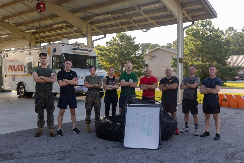 MCAS Beaufort Marines conduct memorial PT