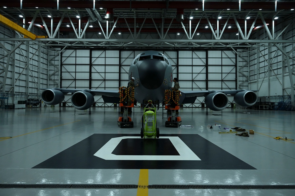 RAFM honors Black Week: KC-135 ‘Silver Dollar’ nose art