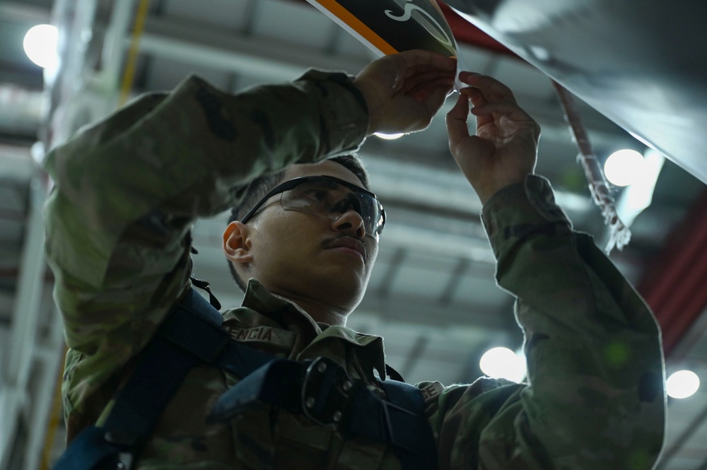 RAFM honors Black Week: KC-135 ‘Silver Dollar’ nose art