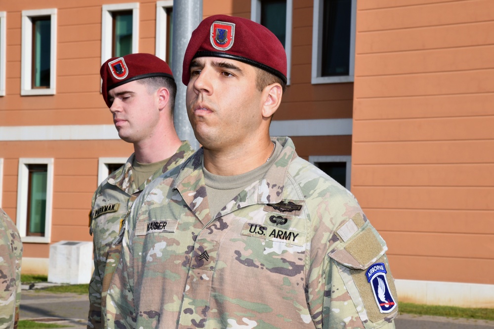 Award Ceremony, 2nd Battalion, 503rd Infantry Regiment, 173rd Airborne Brigade.