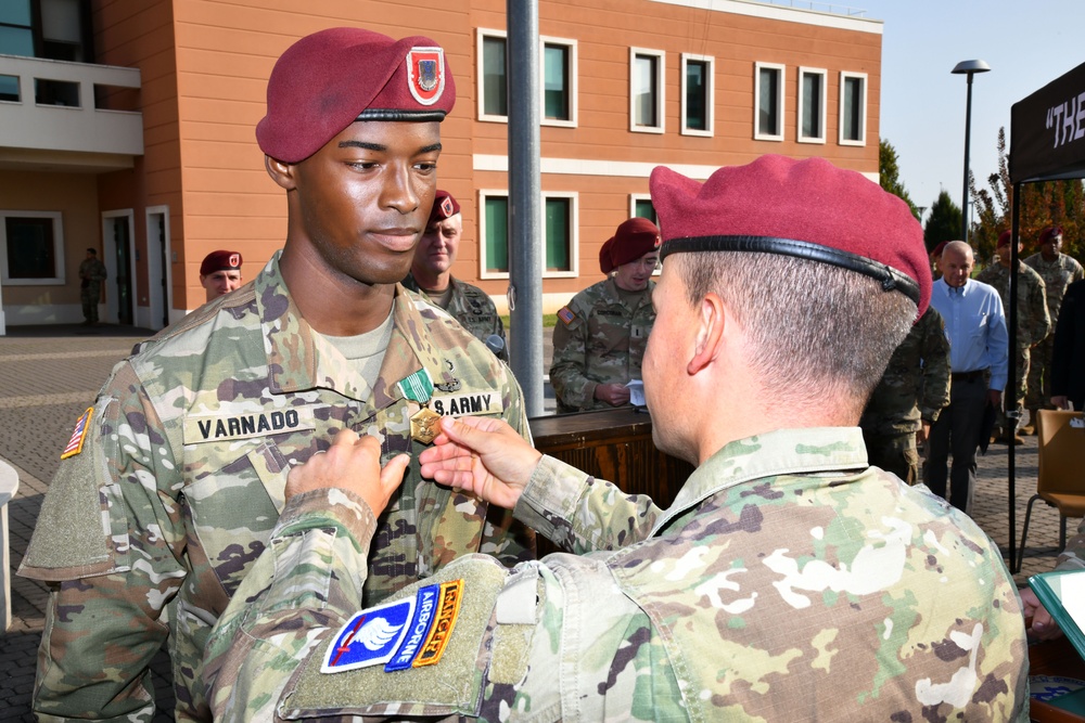 Award Ceremony, 2nd Battalion, 503rd Infantry Regiment, 173rd Airborne Brigade.