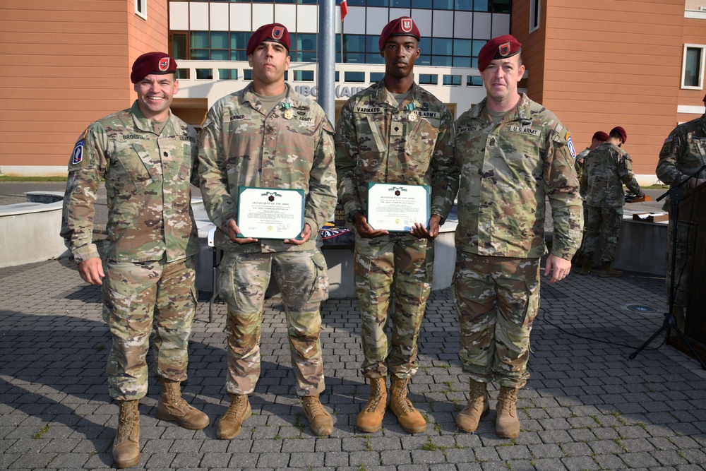 Award Ceremony, 2nd Battalion, 503rd Infantry Regiment, 173rd Airborne Brigade.