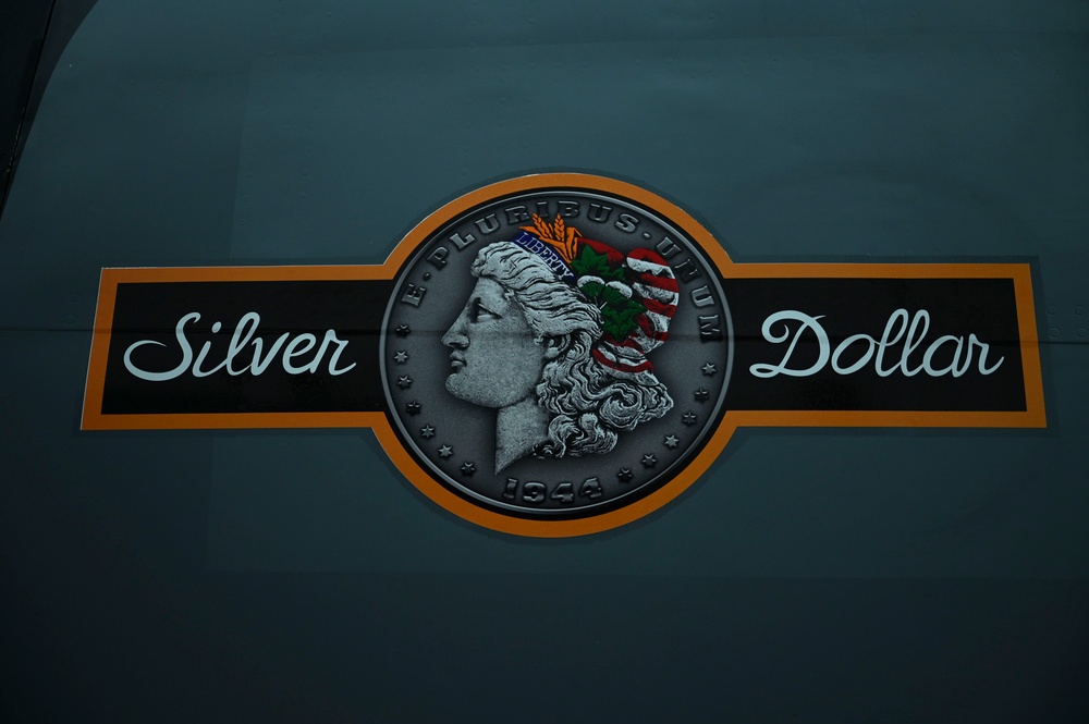 RAFM honors Black Week: KC-135 ‘Silver Dollar’ nose art