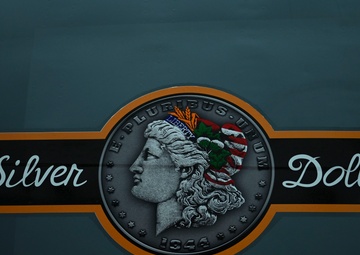 RAFM honors Black Week: KC-135 ‘Silver Dollar’ nose art