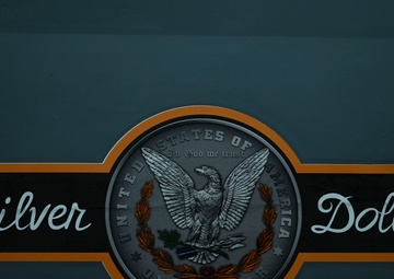 RAFM honors Black Week: KC-135 ‘Silver Dollar’ nose art