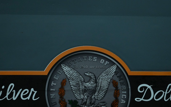 RAFM honors Black Week: KC-135 ‘Silver Dollar’ nose art