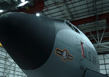 RAFM honors Black Week: KC-135 ‘Silver Dollar’ nose art