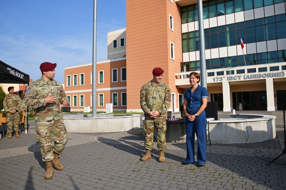 2nd Battalion, 503rd Parachute Infantry Regiment, 173rd Airborne Brigade Award Ceremony