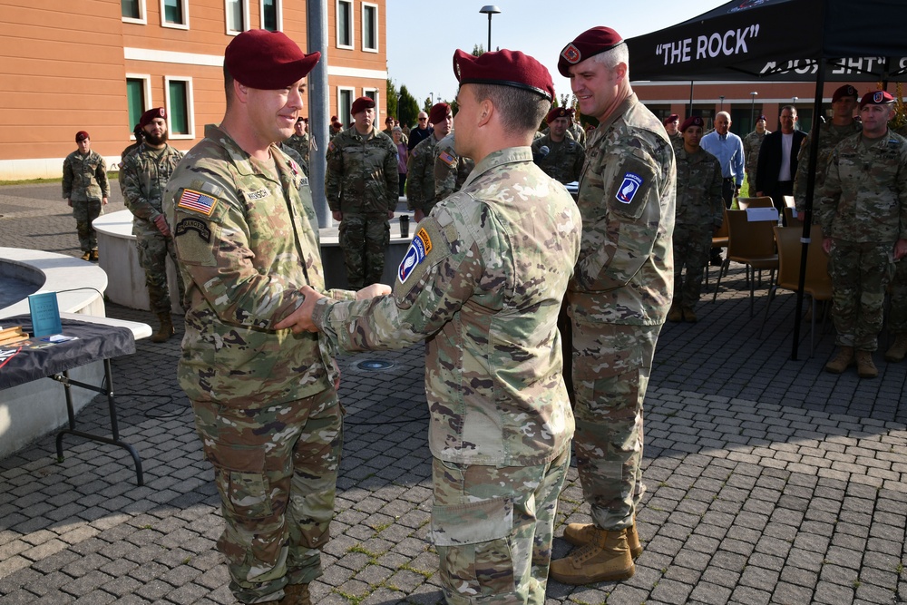 2nd Battalion, 503rd Parachute Infantry Regiment, 173rd Airborne Brigade Award Ceremony
