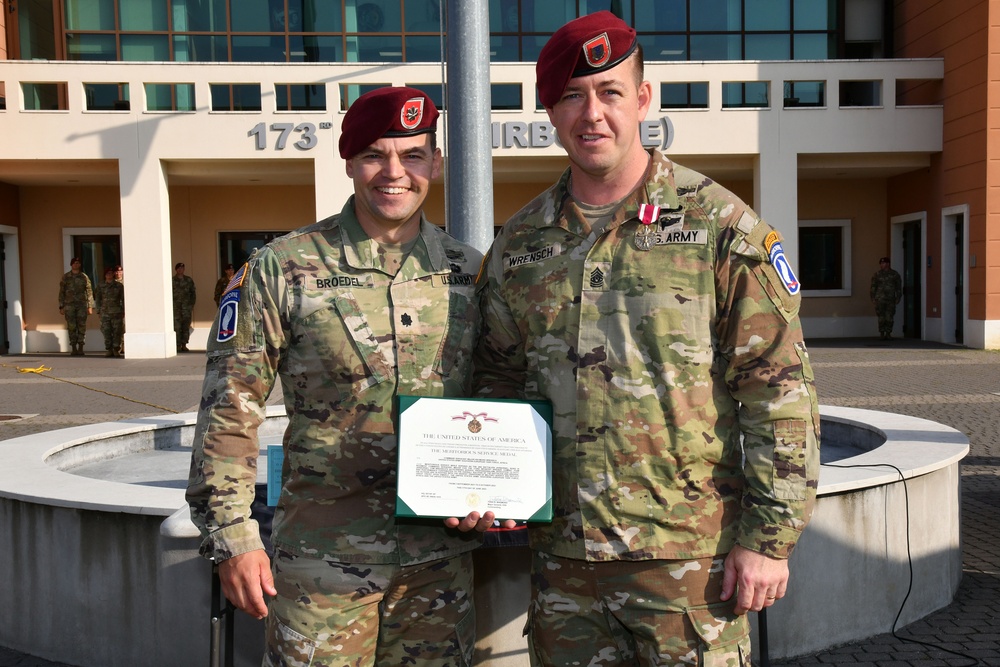 2nd Battalion, 503rd Parachute Infantry Regiment, 173rd Airborne Brigade Award Ceremony
