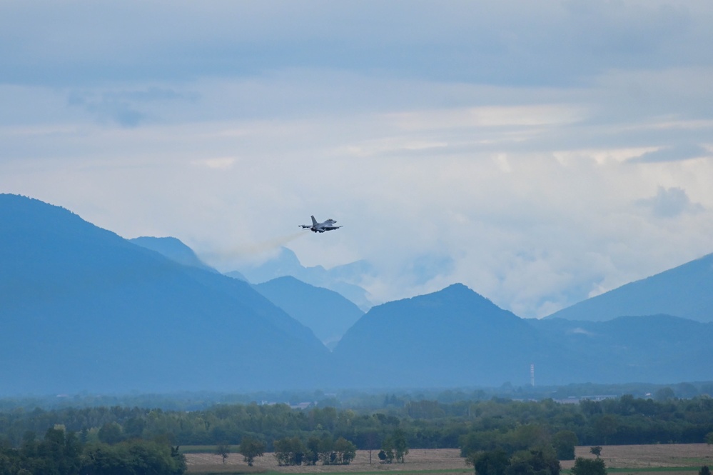 Buzzards perform exercise Purple Reign at Aviano Air Base