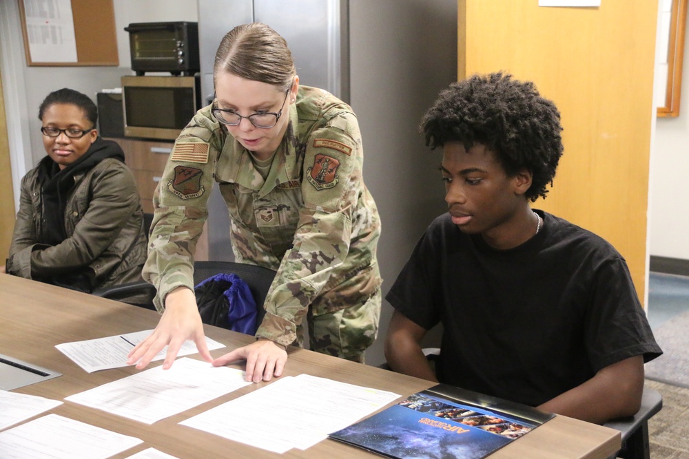 Mother, son join 192nd Wing together