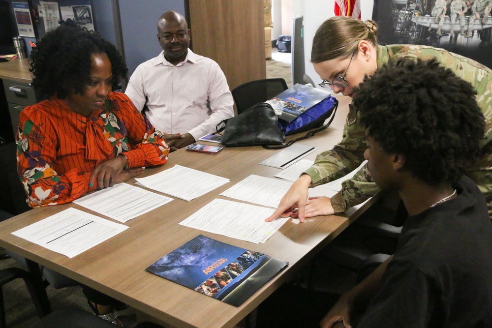 Mother, son join 192nd Wing together