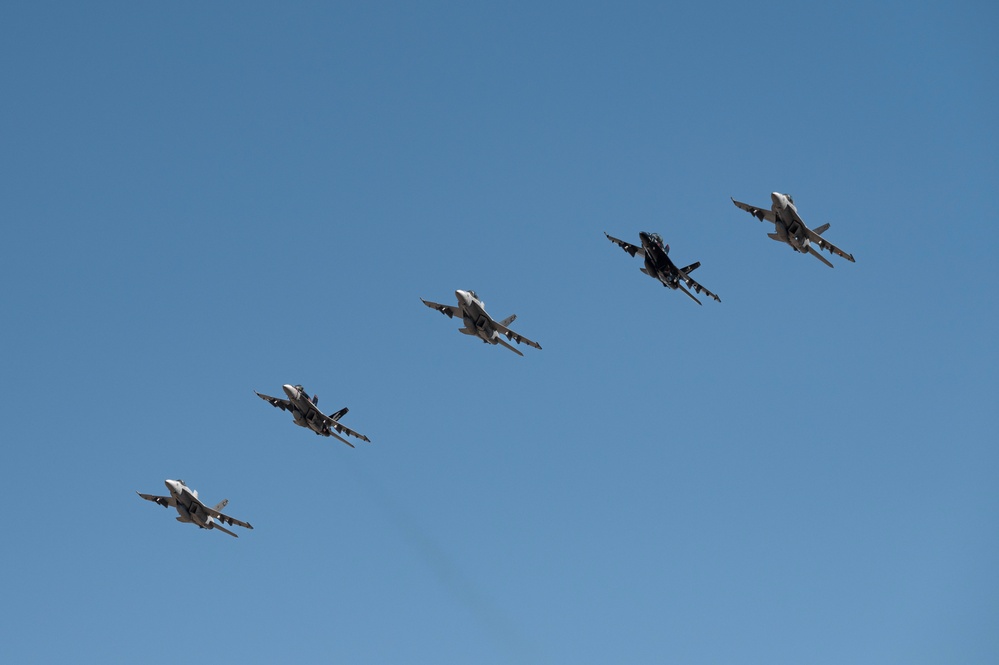 Navy F/A-18s support Nevada Test and Training Range