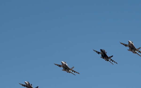 Navy F/A-18s support Nevada Test and Training Range