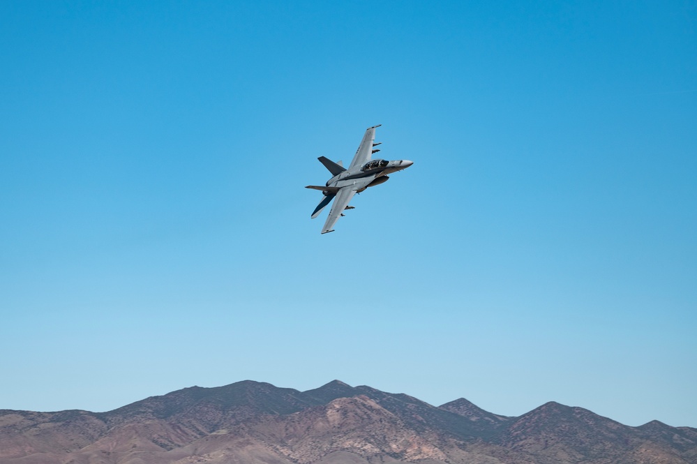 Navy F/A-18s support Nevada Test and Training Range