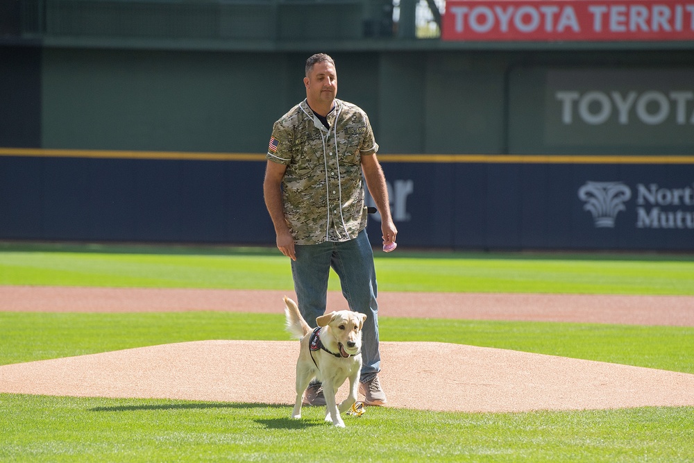 Faithful service: Wisconsin Army Guard veteran provided with service dog