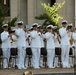 US Navy Ceremonial Band Performs at Wreath Laying Ceremony