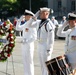 US Navy Ceremonial Band Performs at Wreath Laying Ceremony