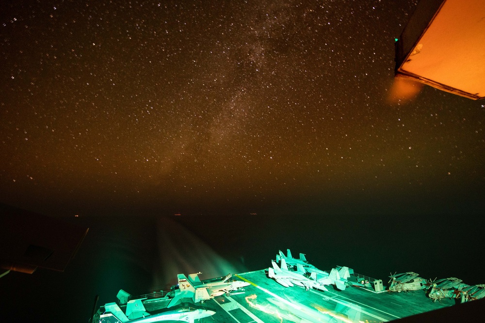 Gerald R. Ford Steams in the Mediterranean