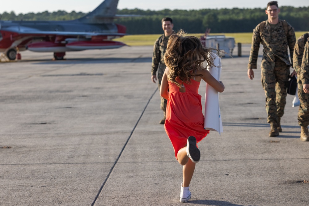 VMFA-115 returns from UDP