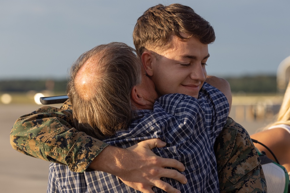 VMFA-115 returns from UDP