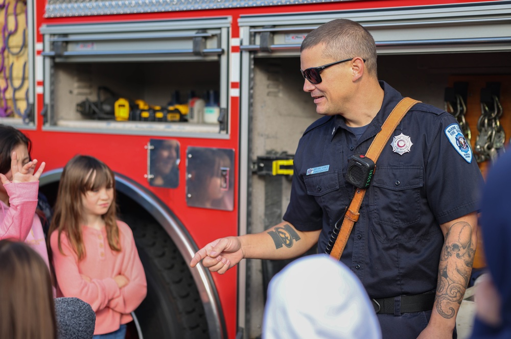 Crossroads Elementary School recognizes Fire Prevention Week