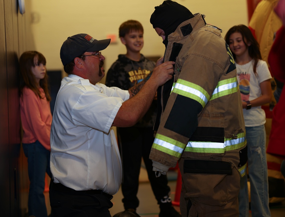 Crossroads Elementary School recognizes Fire Prevention Week