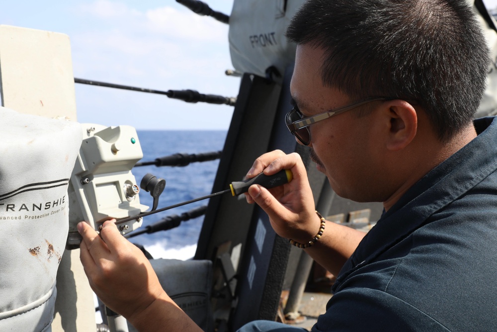 Ramage Sailor Makes Repairs